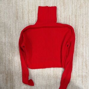 Forever 21 Vibrant Red Turtleneck Sweater